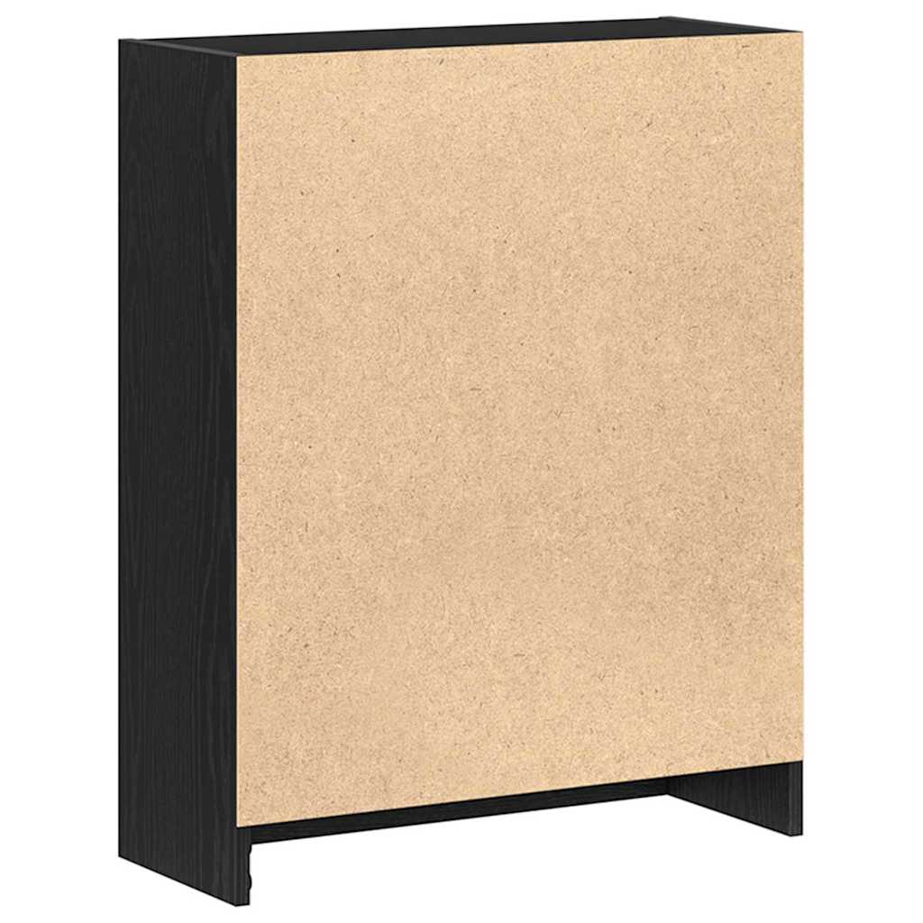 Ormarić za knjige Crni hrast 60 x 24 x 76 cm Konstruirano drvo