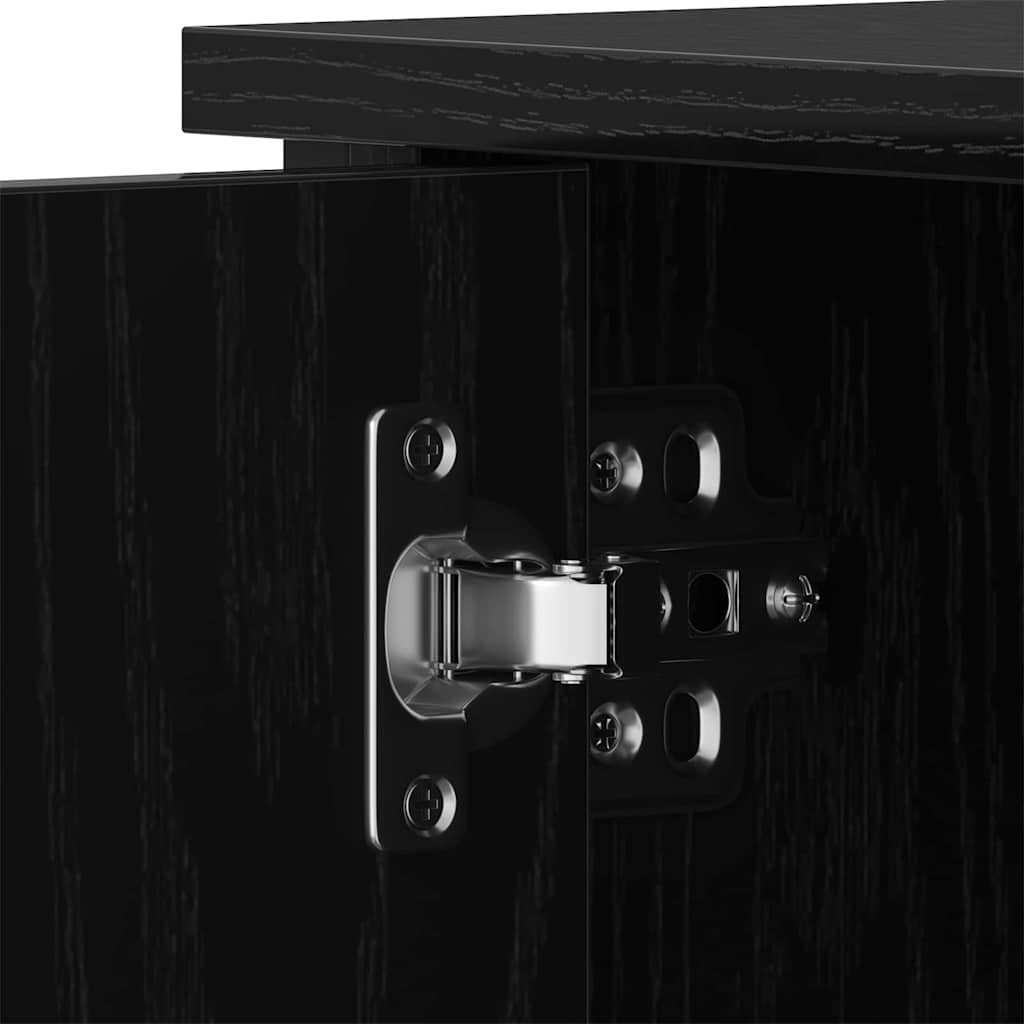 TV ormar Crni hrast 80 x 40 x 50 cm Konstruirano drvo