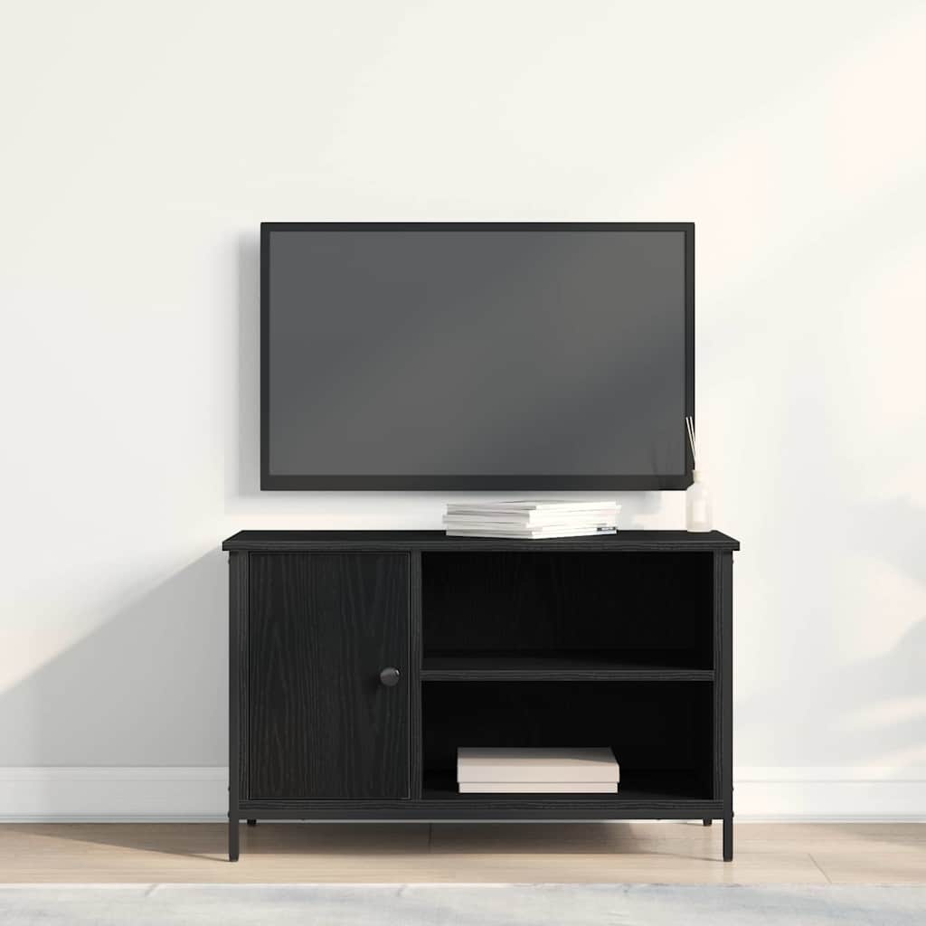 TV ormar Crni hrast 80 x 40 x 50 cm Konstruirano drvo