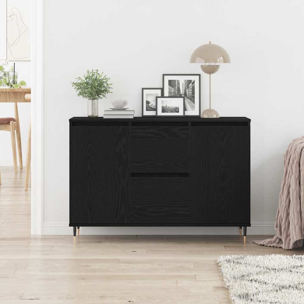 Kreveta Crni hrast 101,5 x 35 x 70 cm Konstruirano drvo