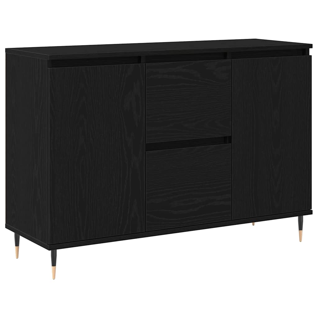 Kreveta Crni hrast 101,5 x 35 x 70 cm Konstruirano drvo