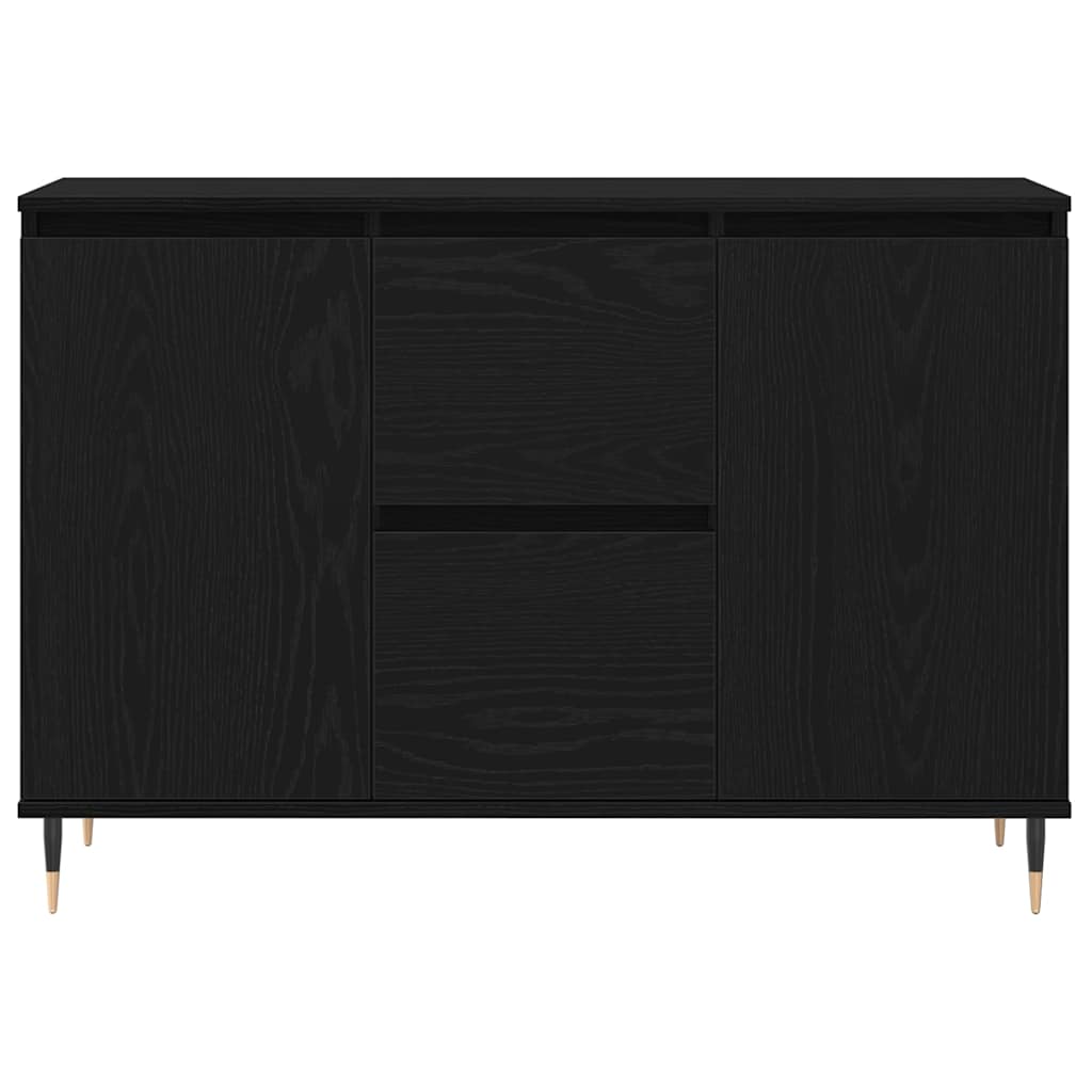 Kreveta Crni hrast 101,5 x 35 x 70 cm Konstruirano drvo