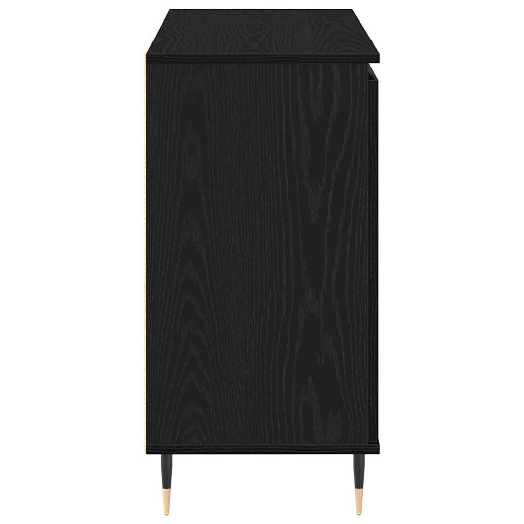 Kreveta Crni hrast 101,5 x 35 x 70 cm Konstruirano drvo