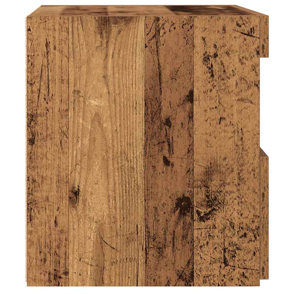 Noćni ormar 2 pcs Staro drvo 50 x 40 x 45 cm Konstruirano drvo