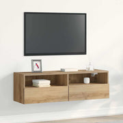TV zidni ormar hrast artisan 100 x 30 x 30 cm Konstruirano drvo