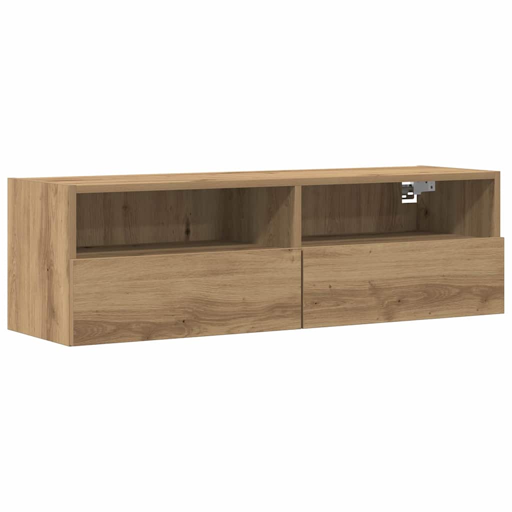 TV zidni ormar hrast artisan 100 x 30 x 30 cm Konstruirano drvo