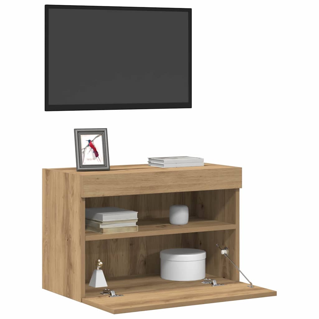 TV zidni ormar hrast artisan 60 x 30 x 40 cm Konstruirano drvo