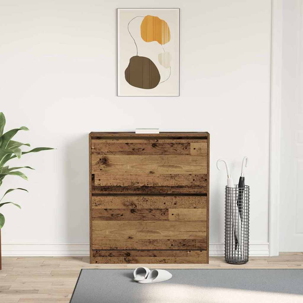 Ormar za cipele Staro drvo 80 x 21 x 87,5 cm Konstruirano drvo