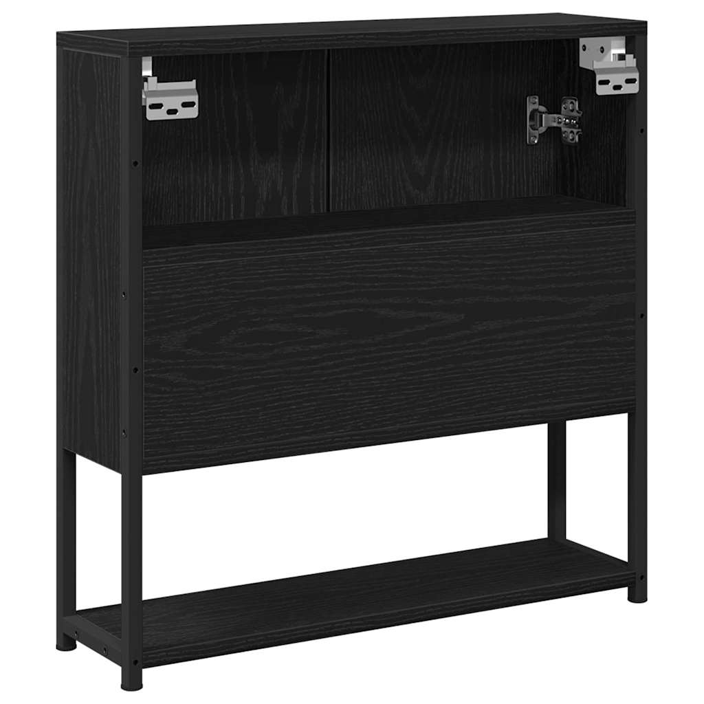 Ogledalo ormar Crni hrast 60 x 16 x 60 cm Konstruirano drvo