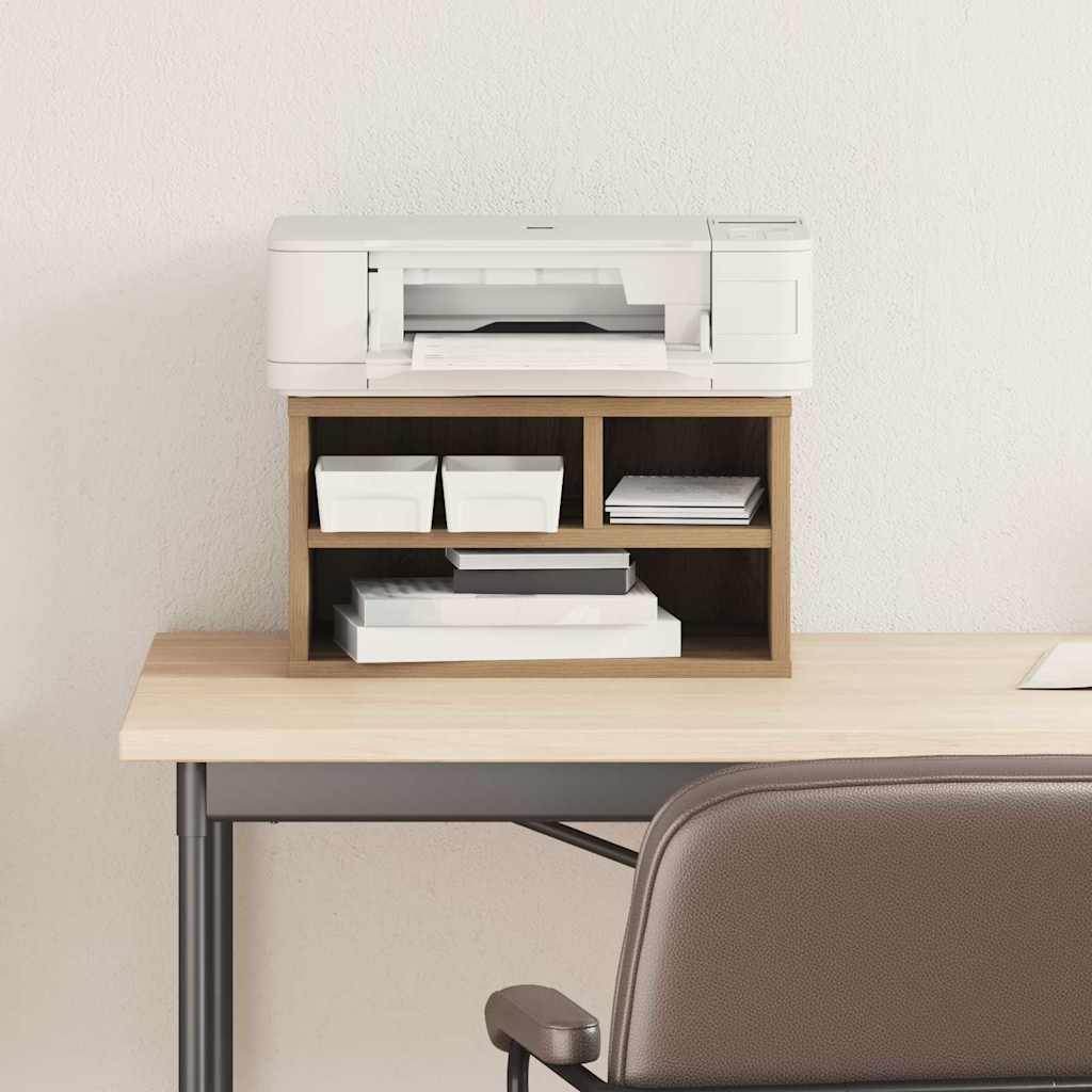 Držač za printer s pohranom Umjetnički hrast 40 x 32 x 22,5 cm