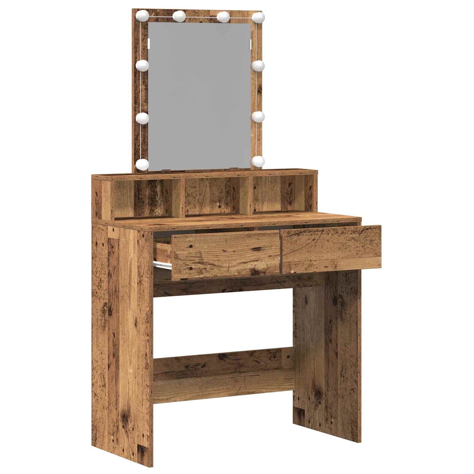 Toaletni stolić Staro drvo 80 x 41 x 144.5 cm Konstruirano drvo