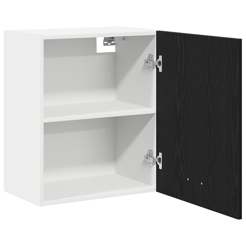 Viseći ormarić s policom Lyon 2 pcs Crni hrast 50 x 31 x 60 cm