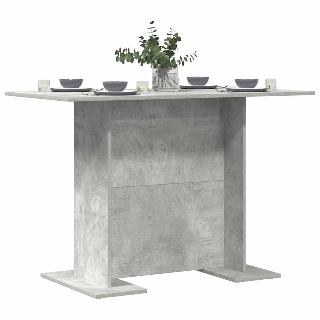 Stol za objedovanje Betonski sivi 110 x 60 x 75 cm