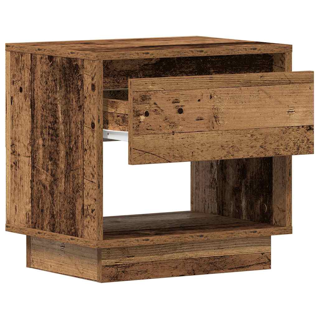 Noćni ormarić Staro drvo 45 x 34 x 44 cm Konstruirano drvo