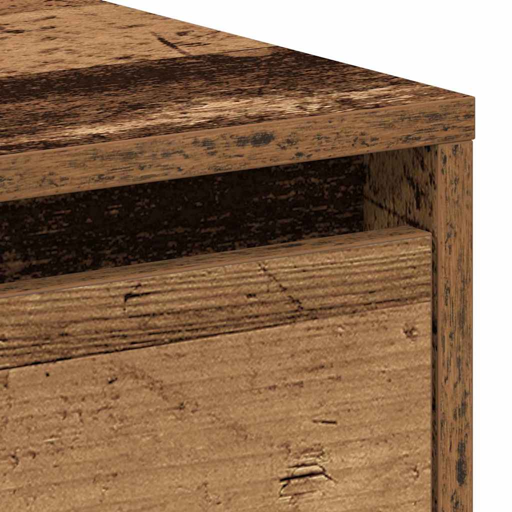 Noćni ormar s ladicama 2 pcs Staro drvo 45 x 34 x 44,5 cm