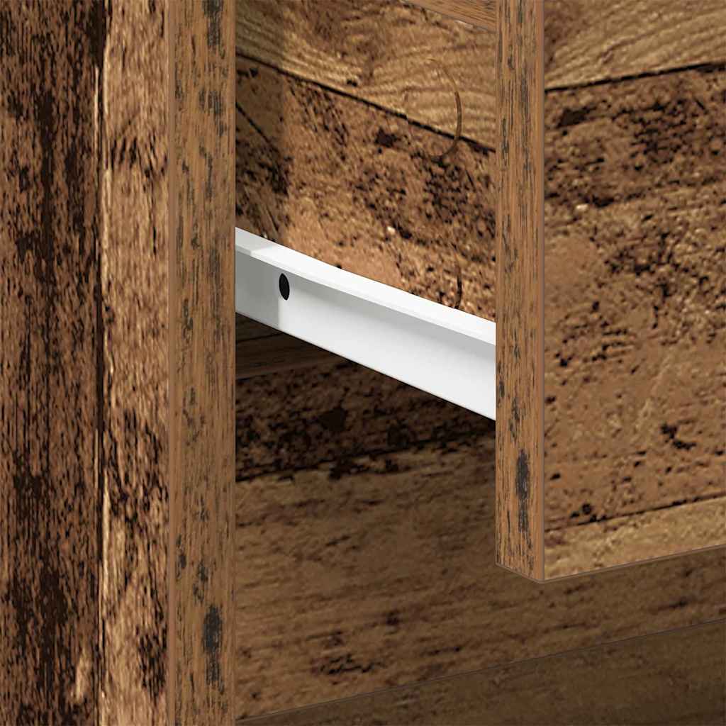 Noćni ormar s ladicama 2 pcs Staro drvo 45 x 34 x 44,5 cm
