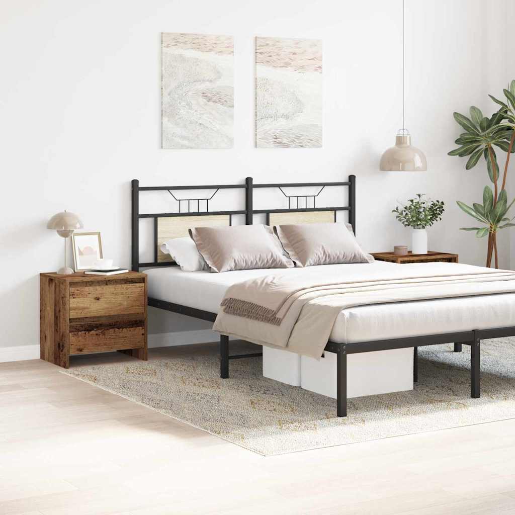 Noćni ormar s ladicama 2 pcs Staro drvo 45 x 34 x 44,5 cm