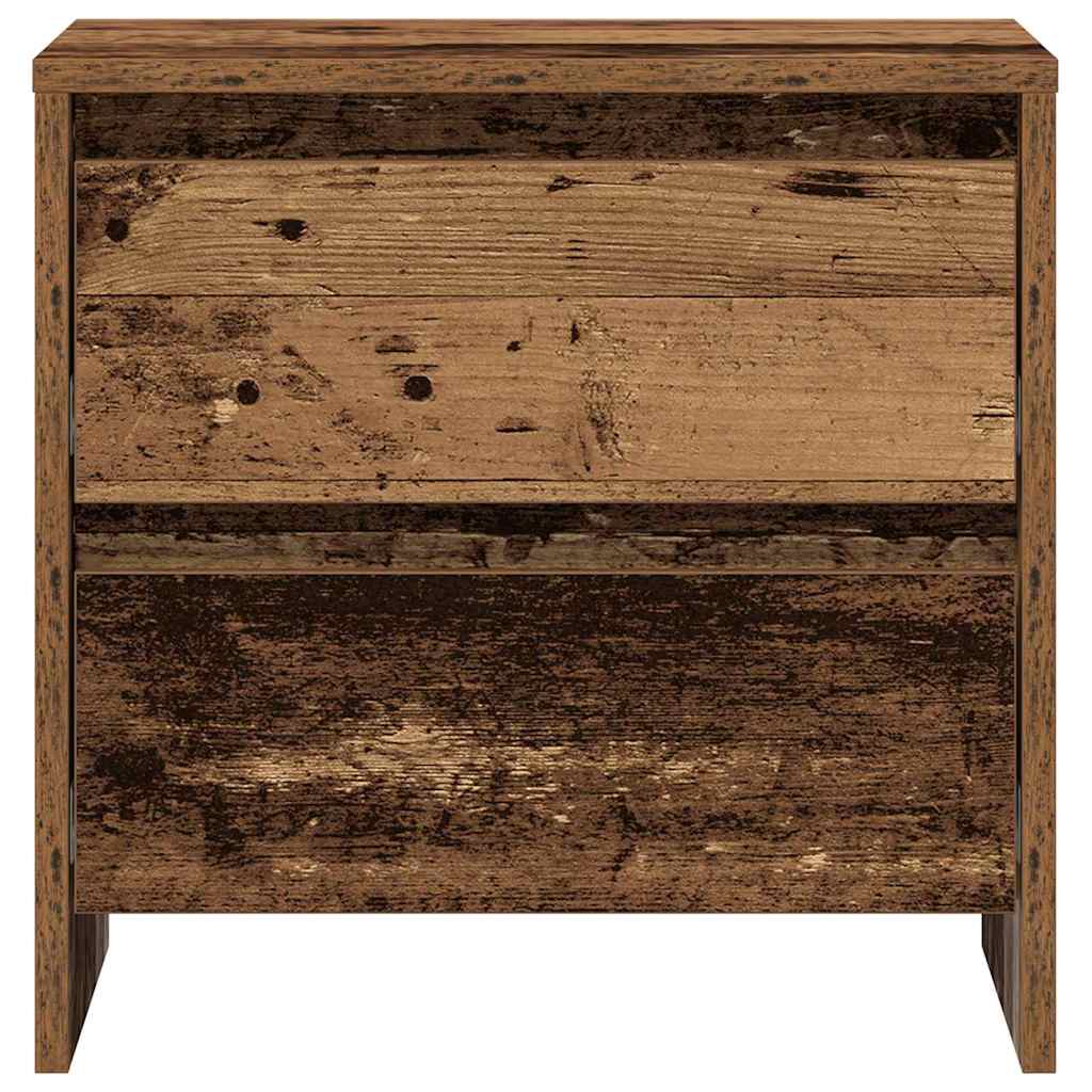 Noćni ormar s ladicama 2 pcs Staro drvo 45 x 34 x 44,5 cm