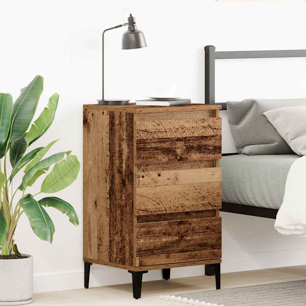 Noćni ormar Staro drvo 45 x 35 x 44 cm Konstruirano drvo