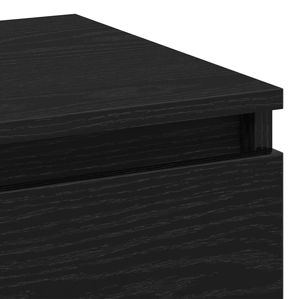 Noćni ormar Crni hrast 45 x 35 x 44 cm Konstruirano drvo
