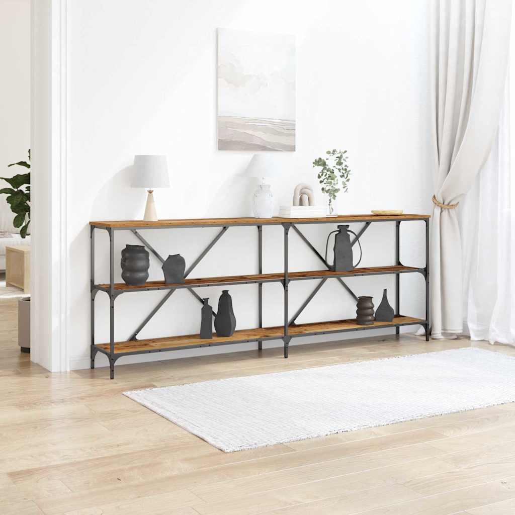 Konzolna stolica Staro drvo 200 x 30 x 75 cm Konstruirano drvo