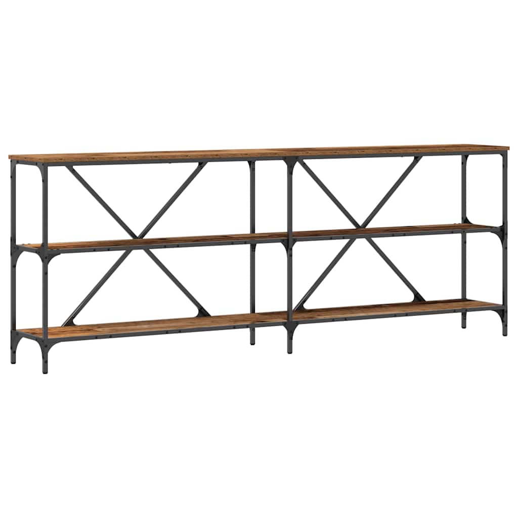 Konzolna stolica Staro drvo 200 x 30 x 75 cm Konstruirano drvo