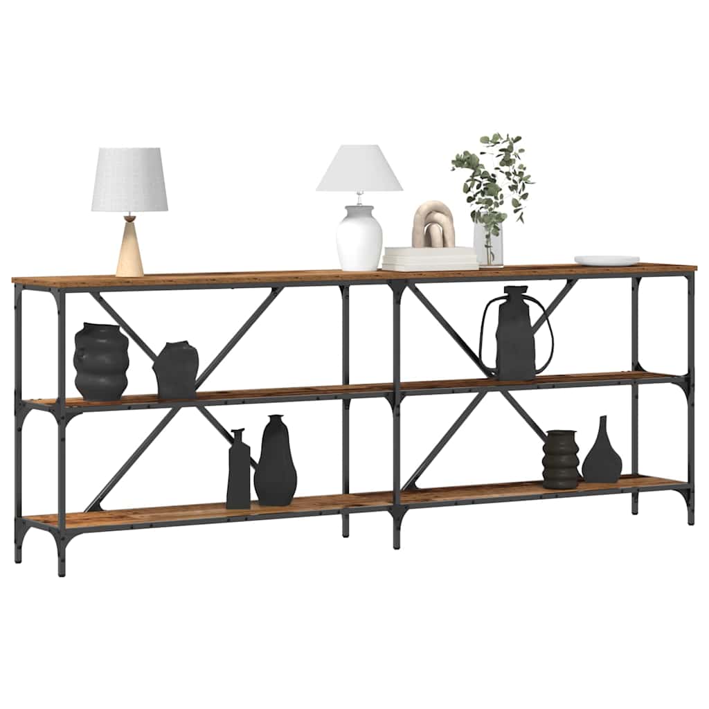 Konzolna stolica Staro drvo 200 x 30 x 75 cm Konstruirano drvo
