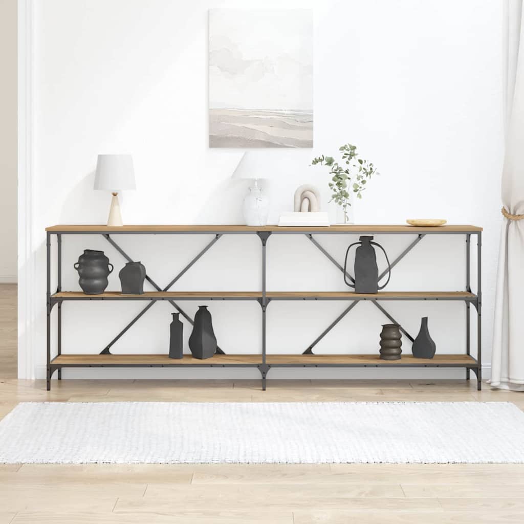 Konzolna stolica Umjetnička hrastovina 200 x 30 x 75 cm