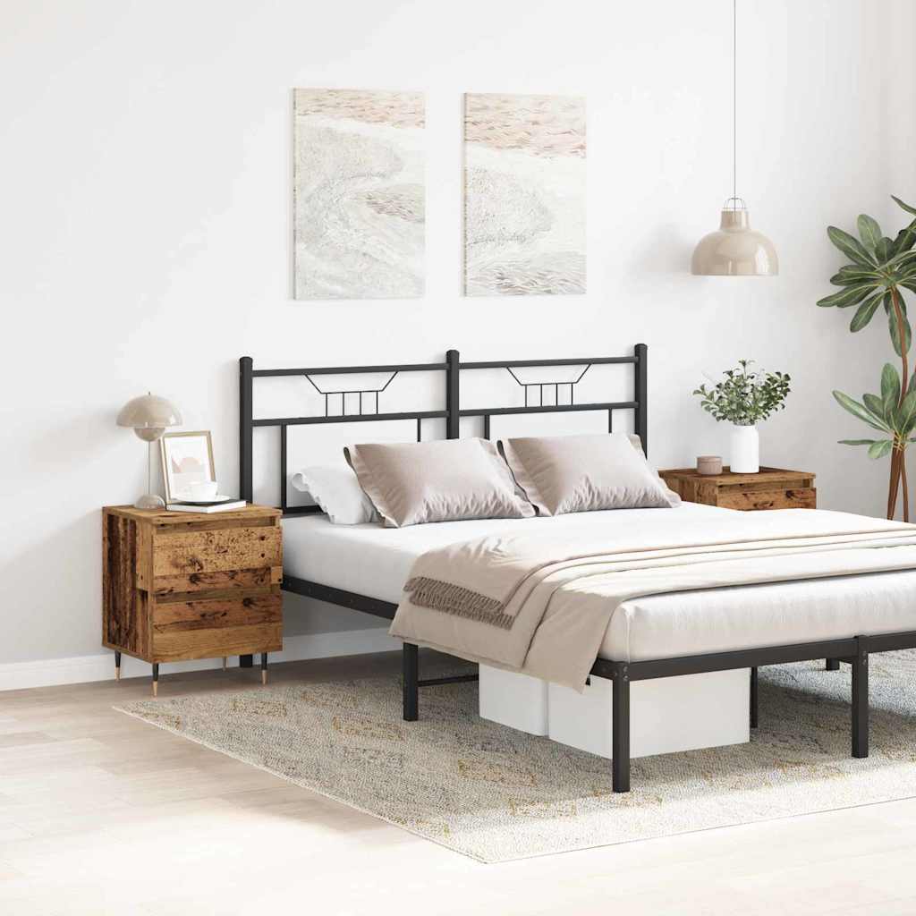Noćni ormar 2 pcs Staro drvo 40 x 35 x 50 cm Konstruirano drvo