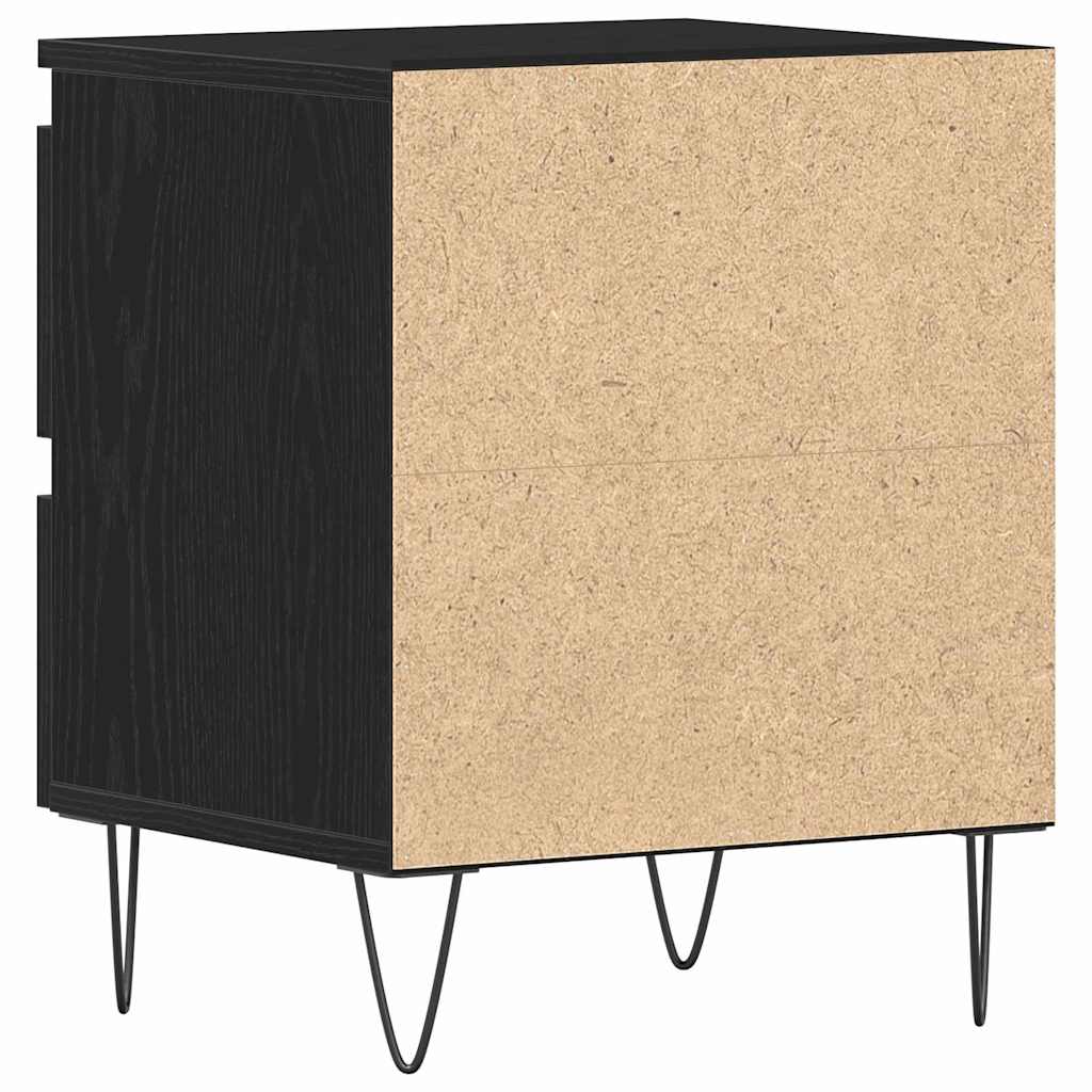 Noćni ormar Crni hrast 40 x 35 x 50 cm Konstruirano drvo