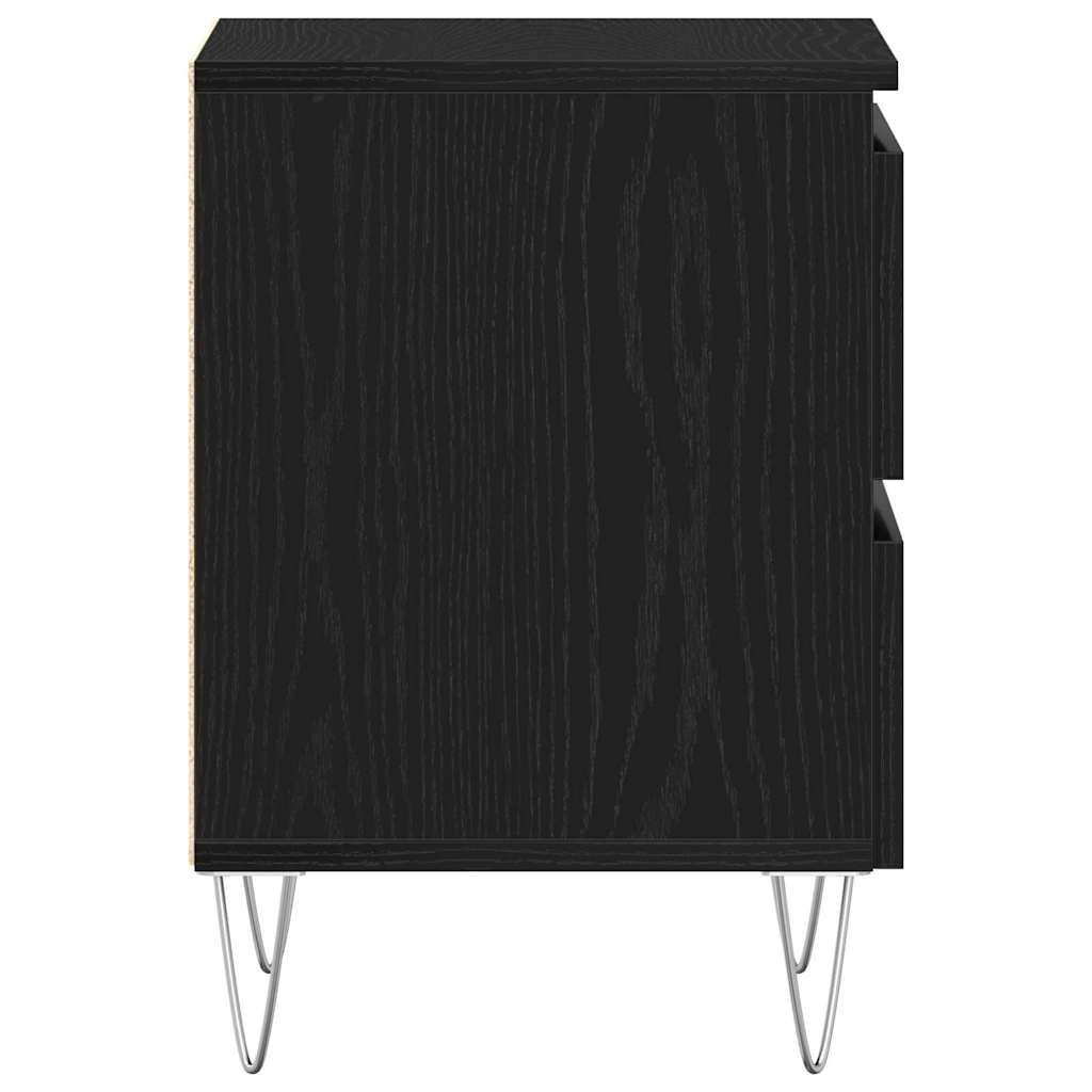 Noćni ormar Crni hrast 40 x 35 x 50 cm Konstruirano drvo