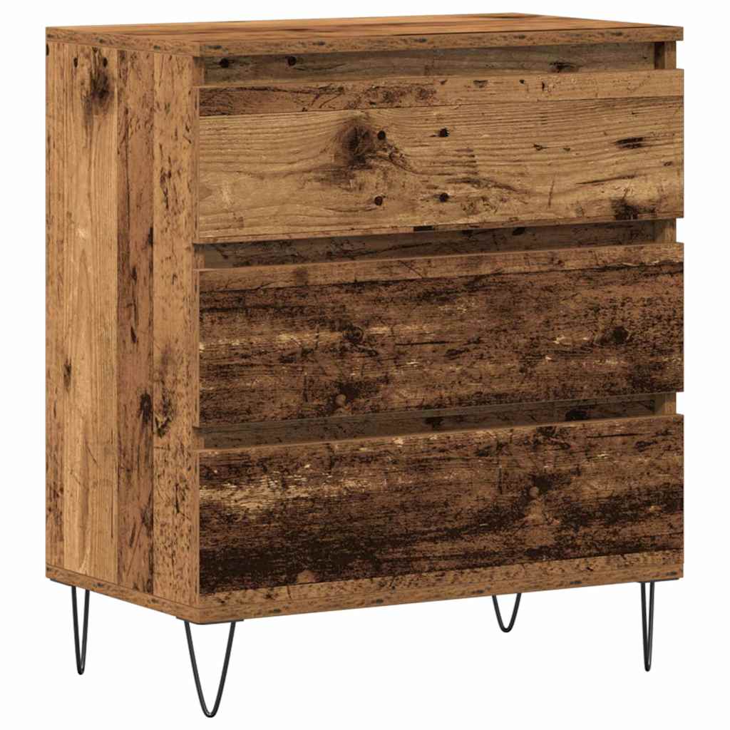Kreveta s ladicama Staro drvo 60 x 35 x 70 cm Konstruirano drvo