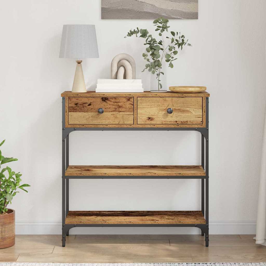 Konzolna stolica Staro drvo 72,5 x 25 x 75 cm Konstruirano drvo