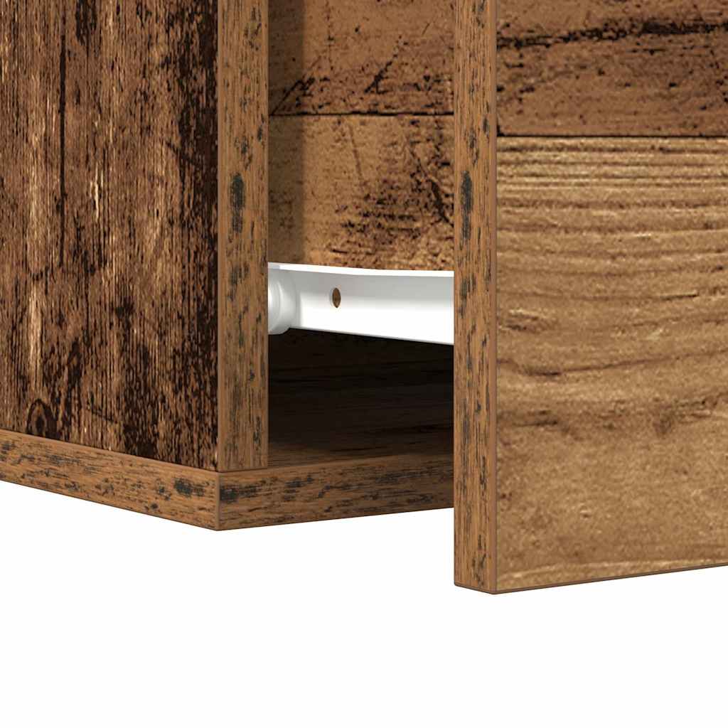 Noćni ormar Zidne Staro drvo 35 x 35 x 20 cm Konstruirano drvo