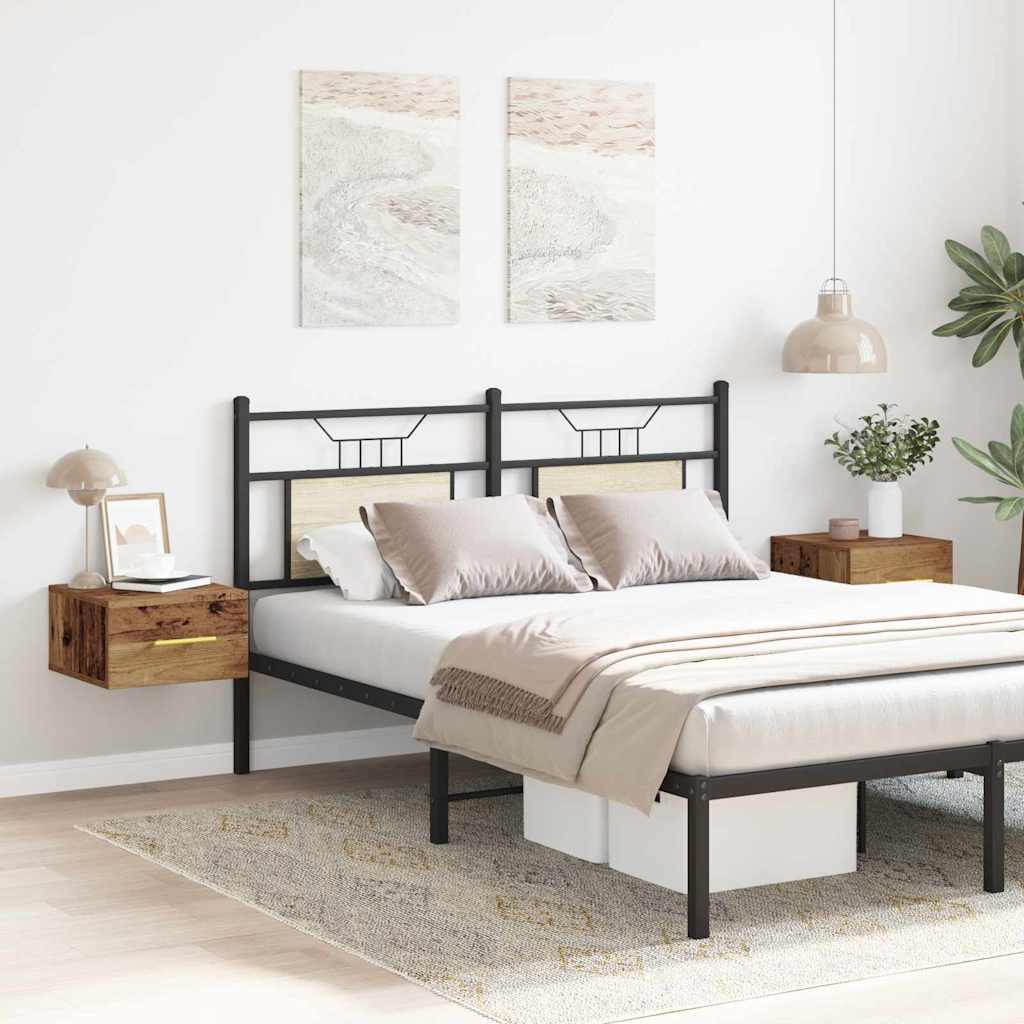Noćni ormar 2 pcs Staro drvo 35 x 35 x 20 cm Konstruirano drvo