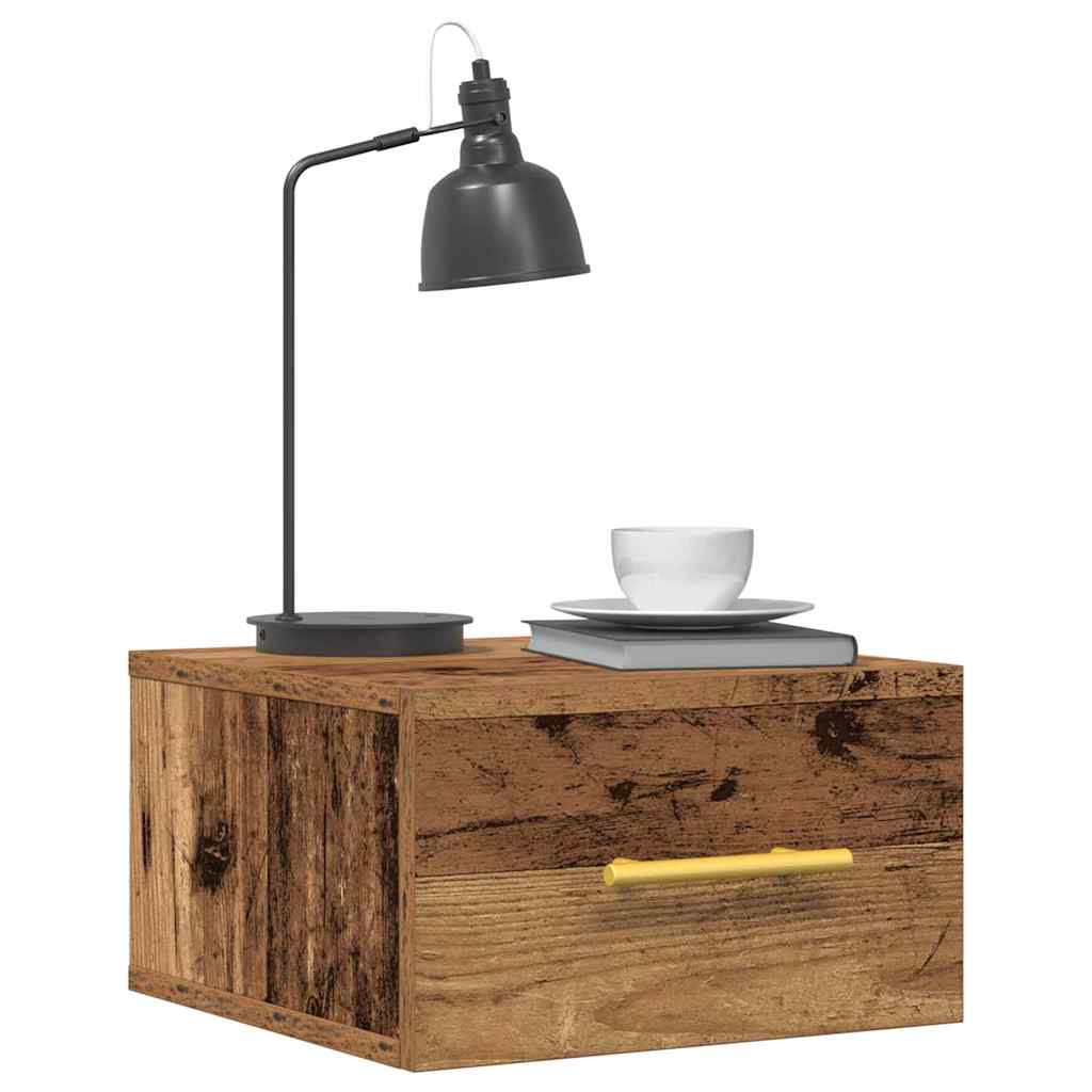 Noćni ormar 2 pcs Staro drvo 35 x 35 x 20 cm Konstruirano drvo