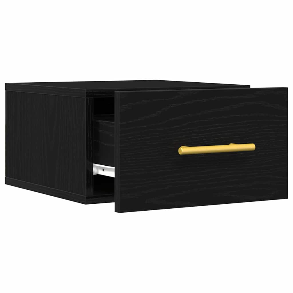 Noćni ormar 2 pcs Crni hrast 35 x 35 x 20 cm Konstruirano drvo