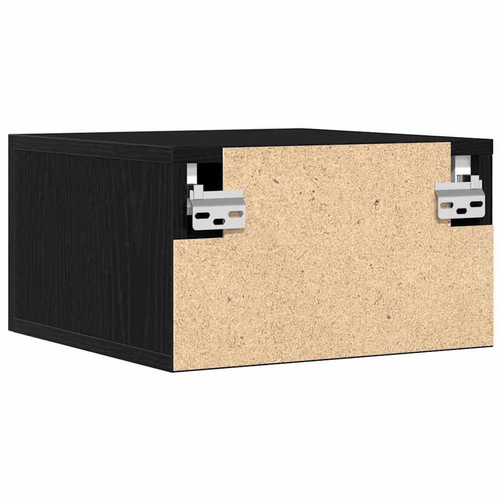 Noćni ormar 2 pcs Crni hrast 35 x 35 x 20 cm Konstruirano drvo