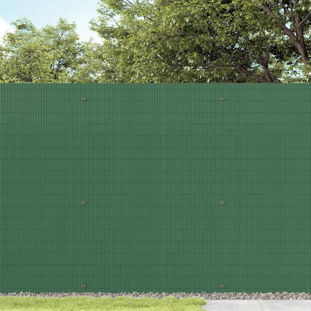 Vrtna ograda dvostrana zelena 1,8x5 m PVC
