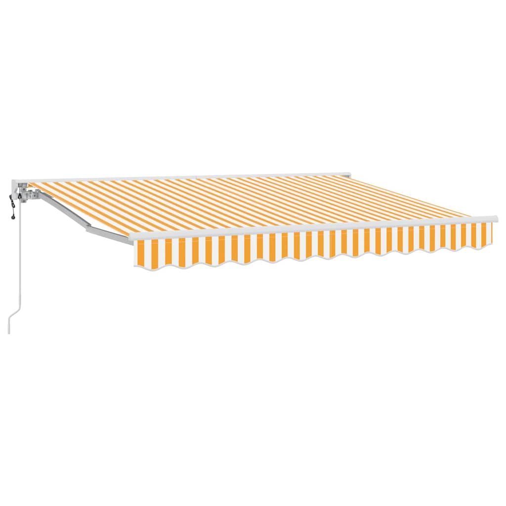 Okvir tende Žuta i bijela 250 x 200 cm Poliester s PU premazom