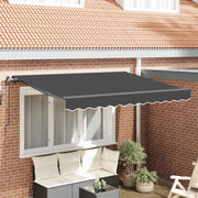 Skrovita tenda Plava 250 x 200 cm tkanina