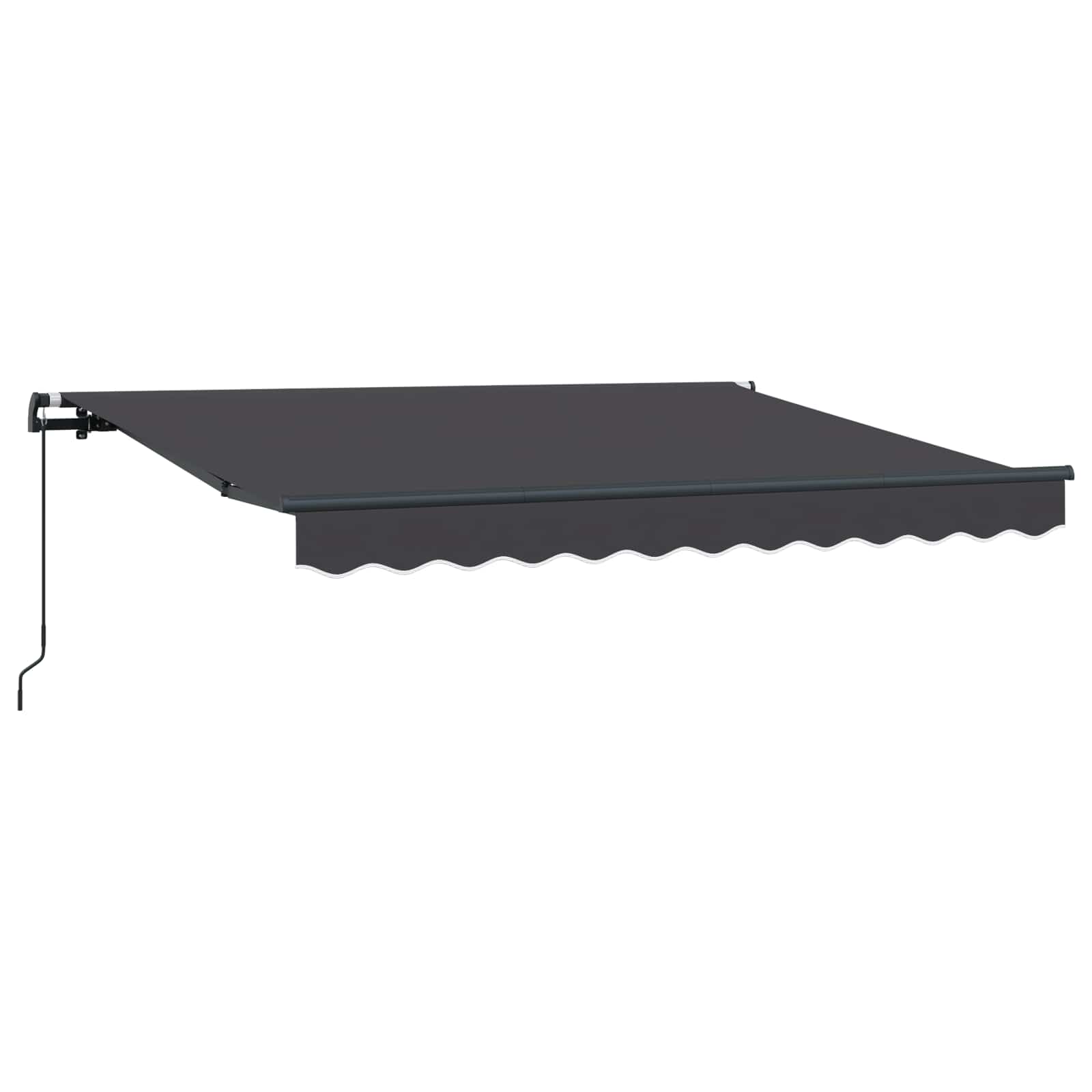 Skrovita tenda Antracit 250 x 200 cm tkanina