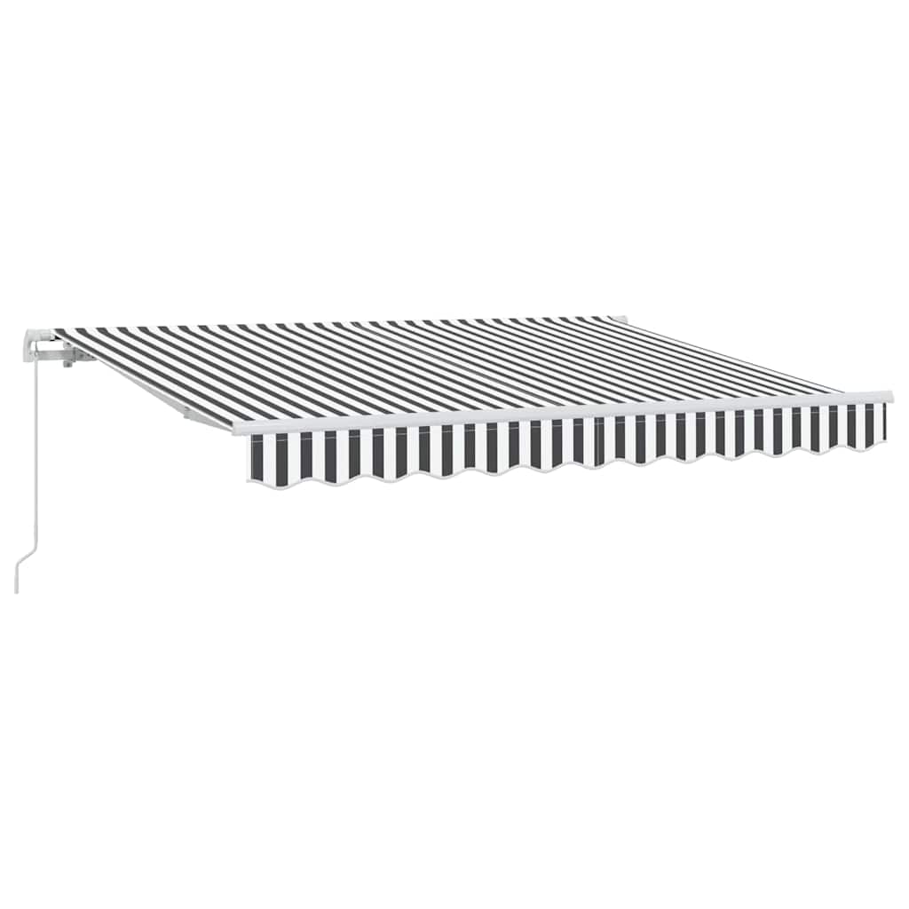 Skrovita tenda Antracit 250 x 200 cm tkanina