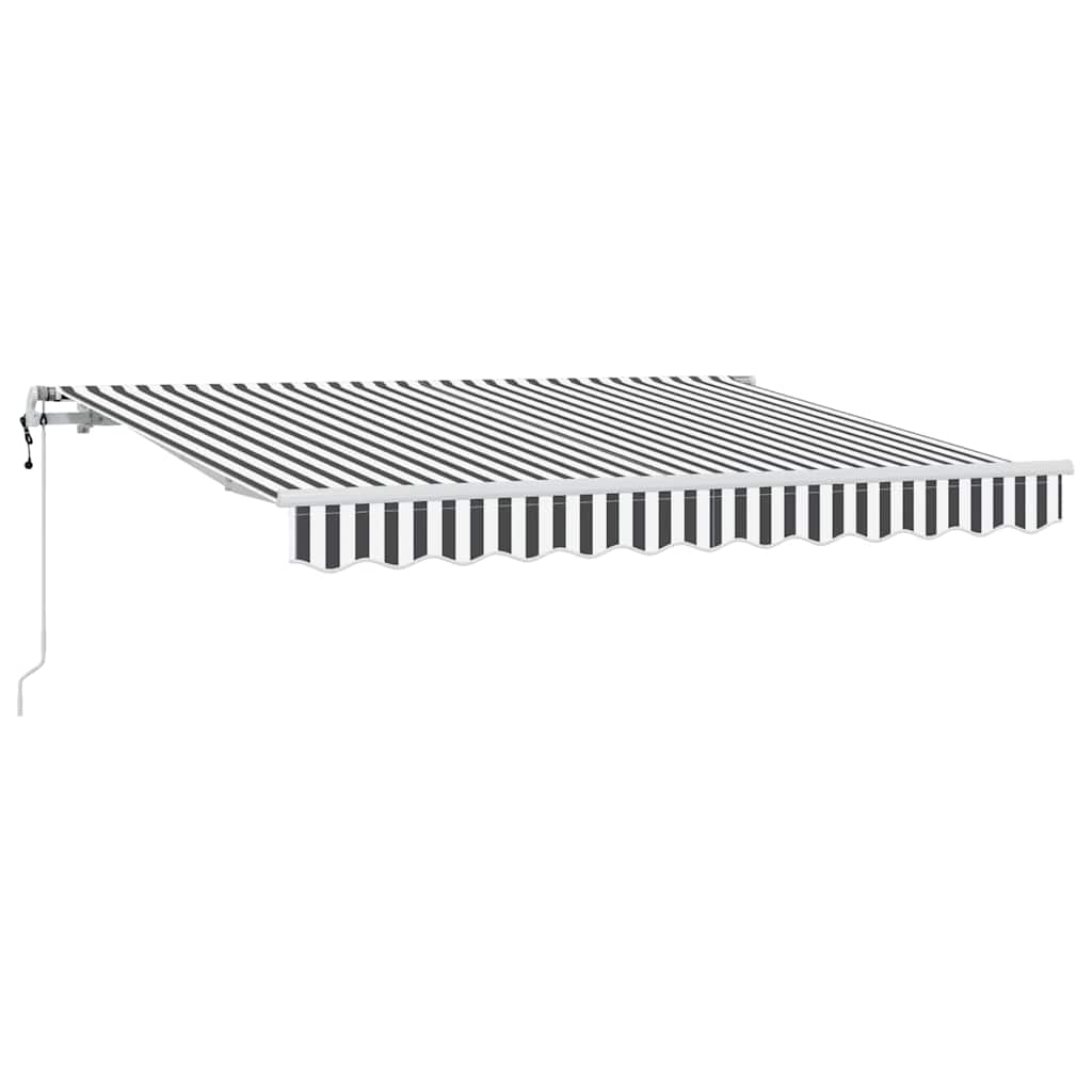 Skrovita tenda Antracit 250 x 200 cm tkanina
