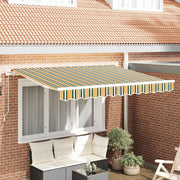 Skrovita tenda Zelena 250 x 200 cm tkanina