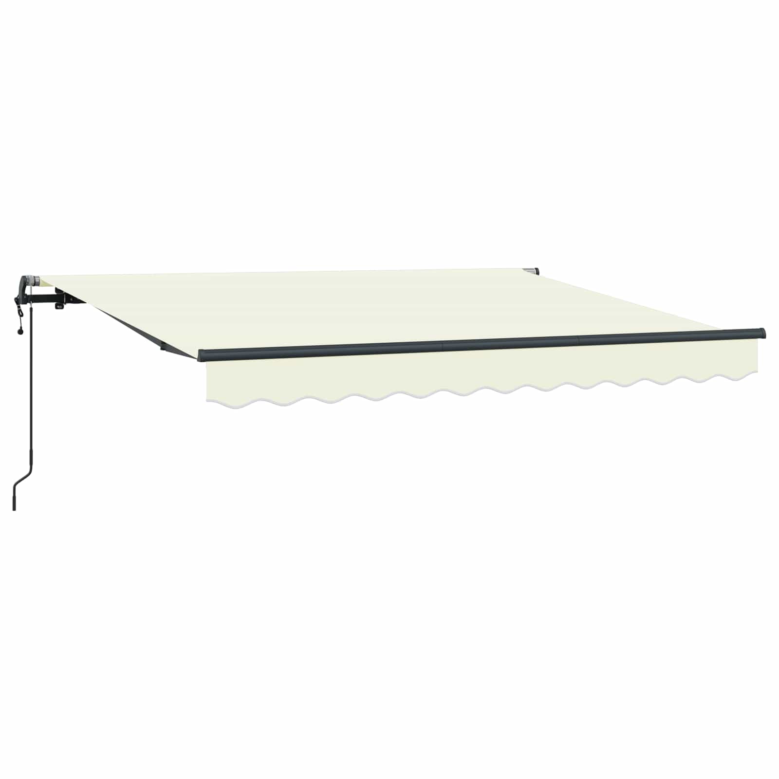 Skrovita tenda Krema 300 x 200 cm tkanina