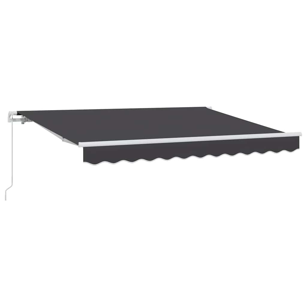 Skrovita tenda Antracit 300 x 200 cm tkanina