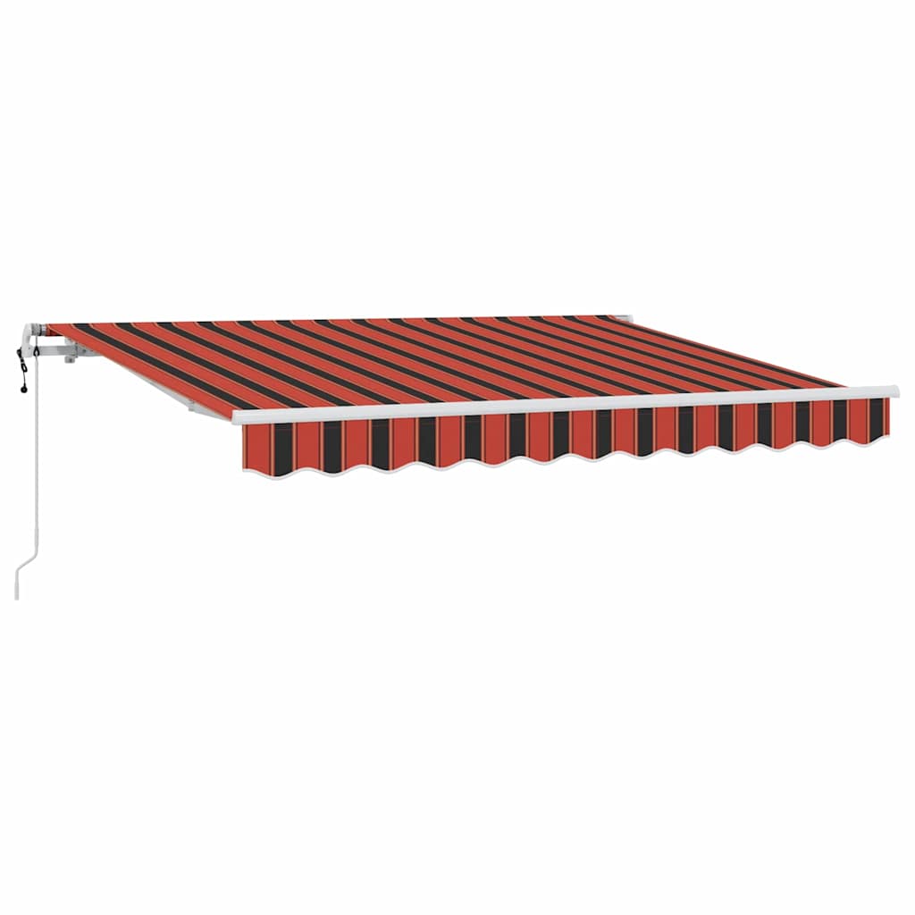 Skrovita tenda Narančasta 300 x 200 cm tkanina
