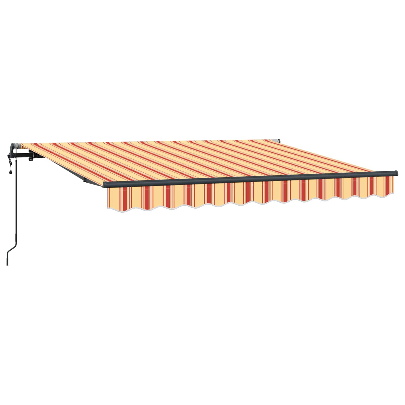 Skrovita tenda Žuta 300 x 200 cm tkanina