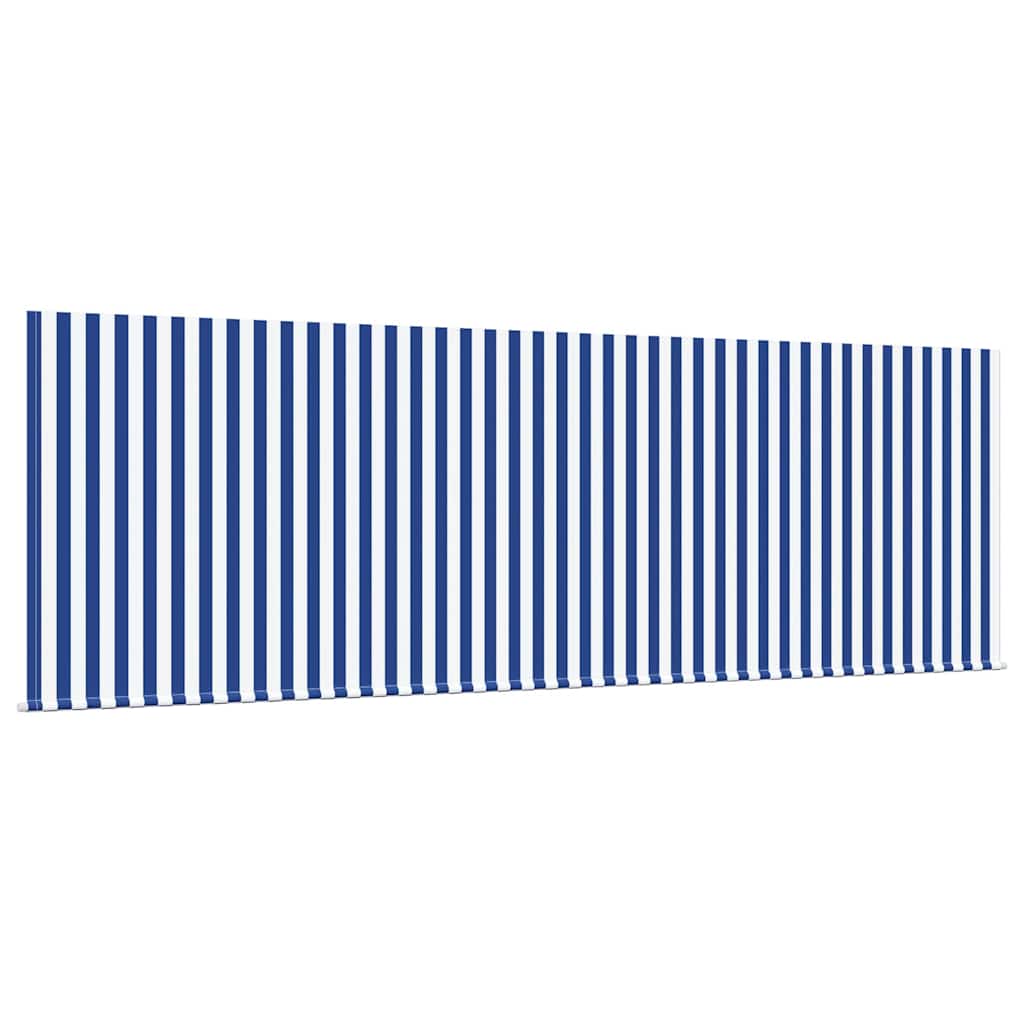 Skrovita tenda Prugasti Plava 350 x 200 cm tkanina